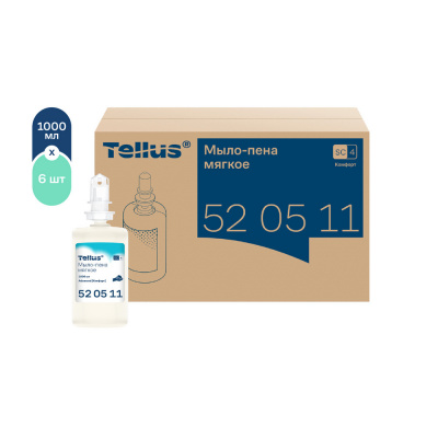 Tellus Мыло-пена мягкое, категория качества Комфорт, 1000 мл